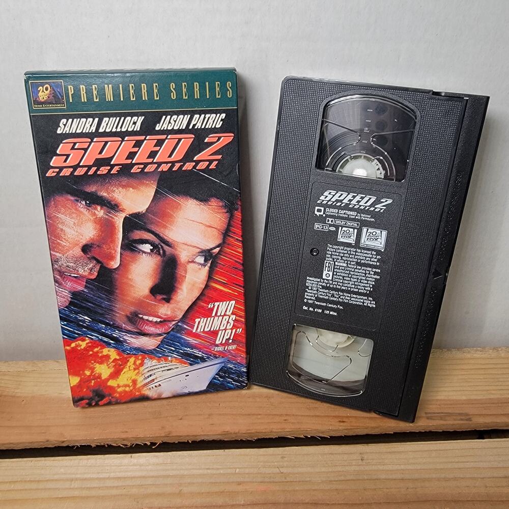 VINTAGE VHS Speed 2: Cruise Control 1997